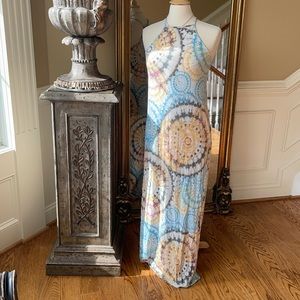 Salty and soulful tie dyed maxi💙💕☮️